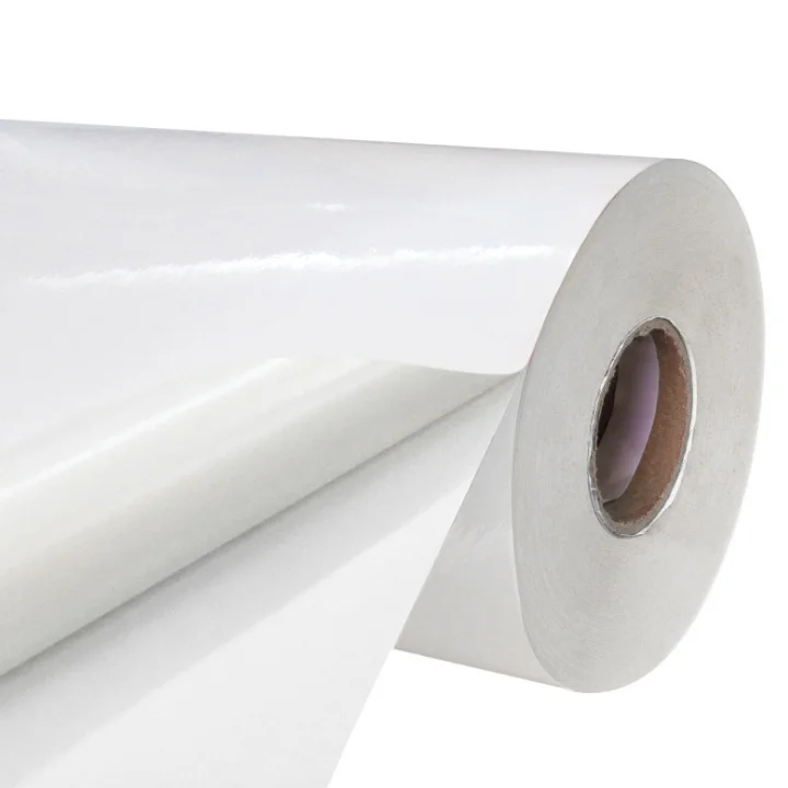80um White Clear PE self-adhesive label Removable Acrylic Based Bottle Label Sticker