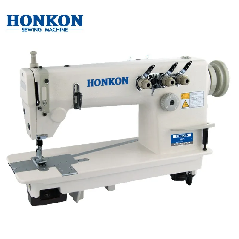HONKON HK-3800 high speed three needle chain stitch lockstitch sewing machine