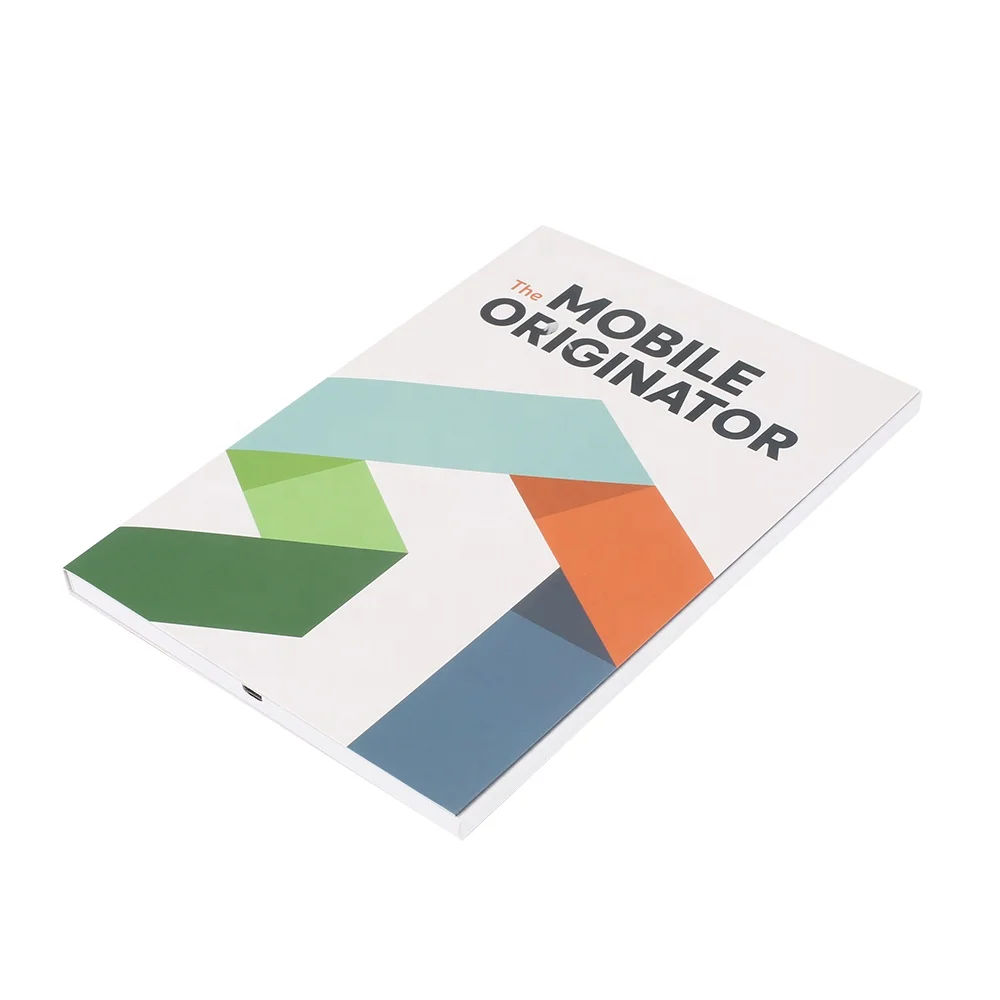 Custom Logo customize video gift brochure cards box 2.4 inch video  brochure sleeve lcd screen a4 video brochure kit card