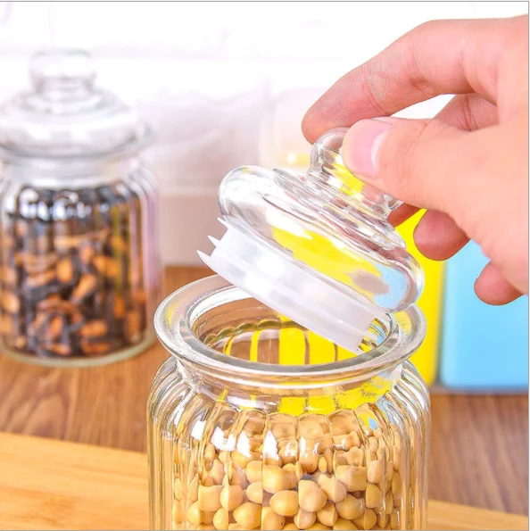Новый продукт прозрачный стеклянный горшок таяльник для сахара