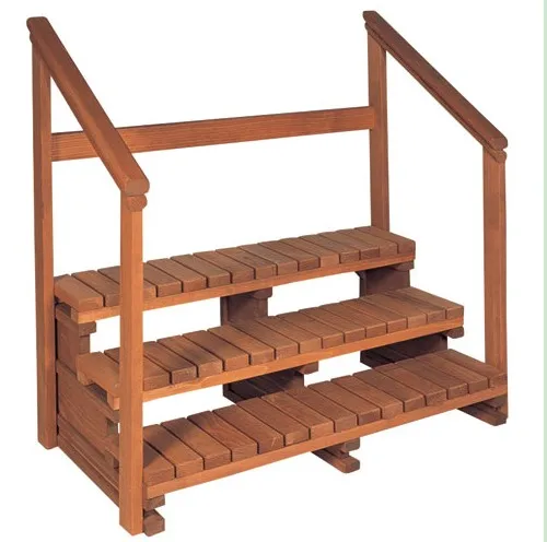 Factory wholesale steps hot tub Waterproof spa step handrail Strong bathtub ladder 2