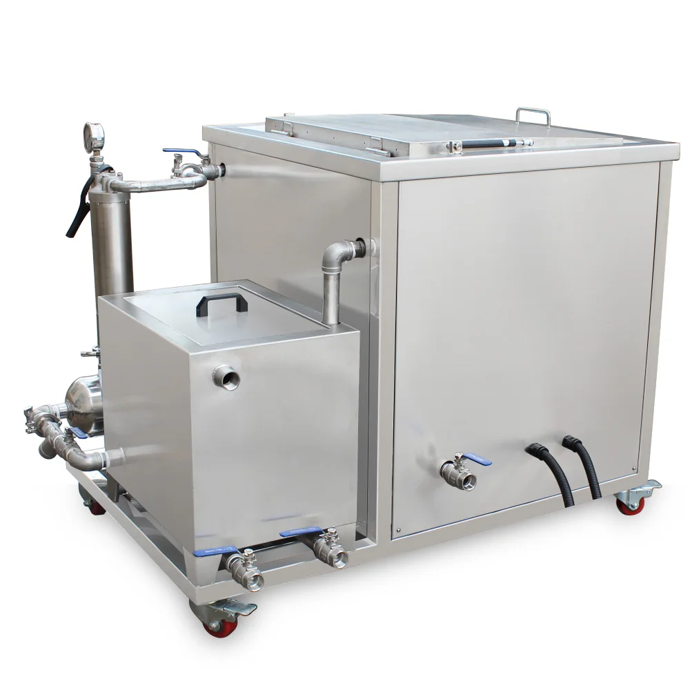 540L Ultrasonic Cleaner With Filter System Industrial Ultrasonic Washer Cleaning Machine For DPF Engine Block Car Parts Hardware