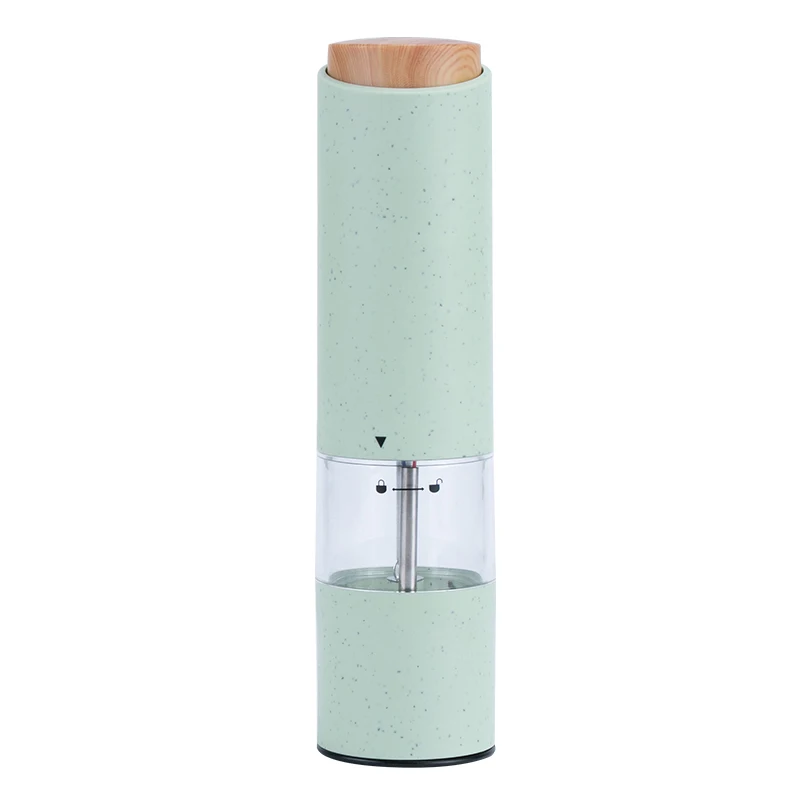 Electric pepper grinder black peppercorn Sichuan pepper sea salt powder household small automatic grinding bottle jar