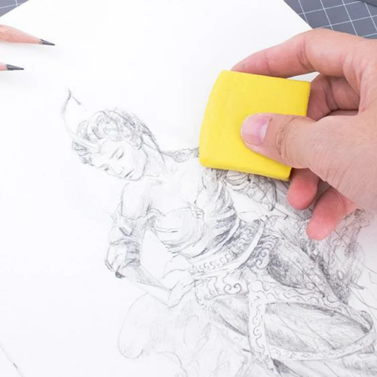 Factory Cheaper  Flexible Sketch Kneaded Rubber Custom Kneadable Eraser Drawing Art Eraser for Kids
