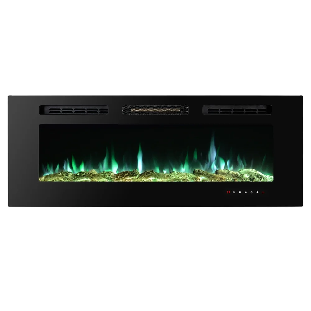 Большой Настенный Электрический камин с 3d светодиодной подсветкой 110 В 220