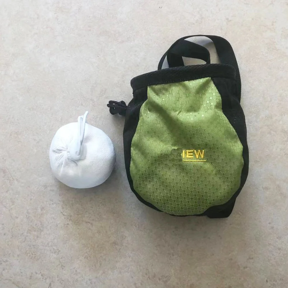 chalk bag with belt  chalk bucket climbing