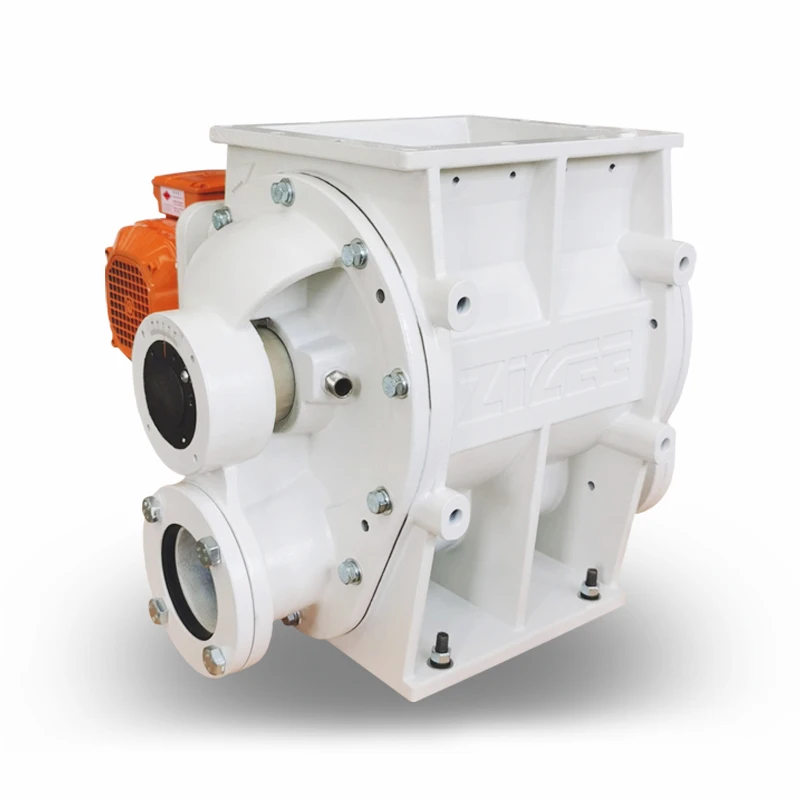 2022 hot sale wear resistant rice husk unloading rotary airlock valve under silos