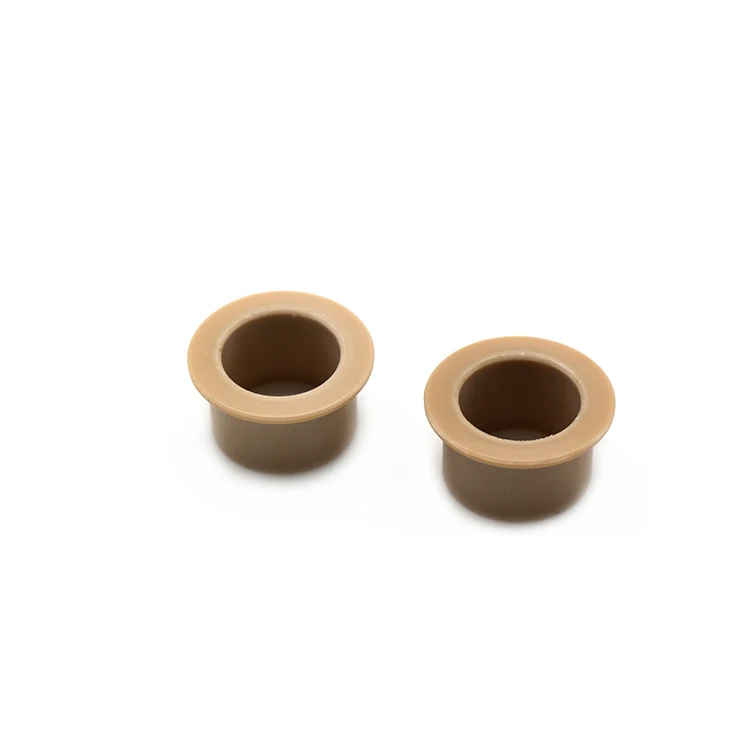 HASUN Manufacturer Custom  High Strength PEEK PP Nylon ABS Flange Sleeve Bushing