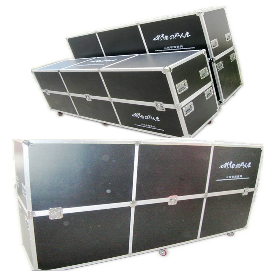 Guaranteed Quality Unique Gray Silver Aluminium Flight Case With Wheels