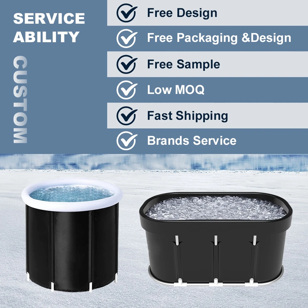 Ice Bath Tub Inflatable Recovery Cold Water Multi-layer Insulation Material Bath Tub With Complete Accessories