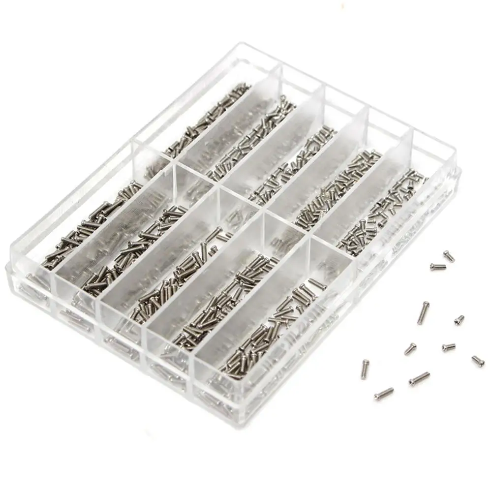 800pcs/set Assorted Screws Tools for Watch Repair Tool Kit Watchmaker Watch Tools Parts Spare Parts for Watches