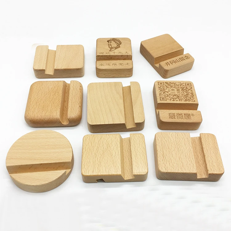 
 Креативная деревянная подставка подходит для ручной полировки различных мобильных телефонов, iPad и т. д. подставка для держателя телефона  