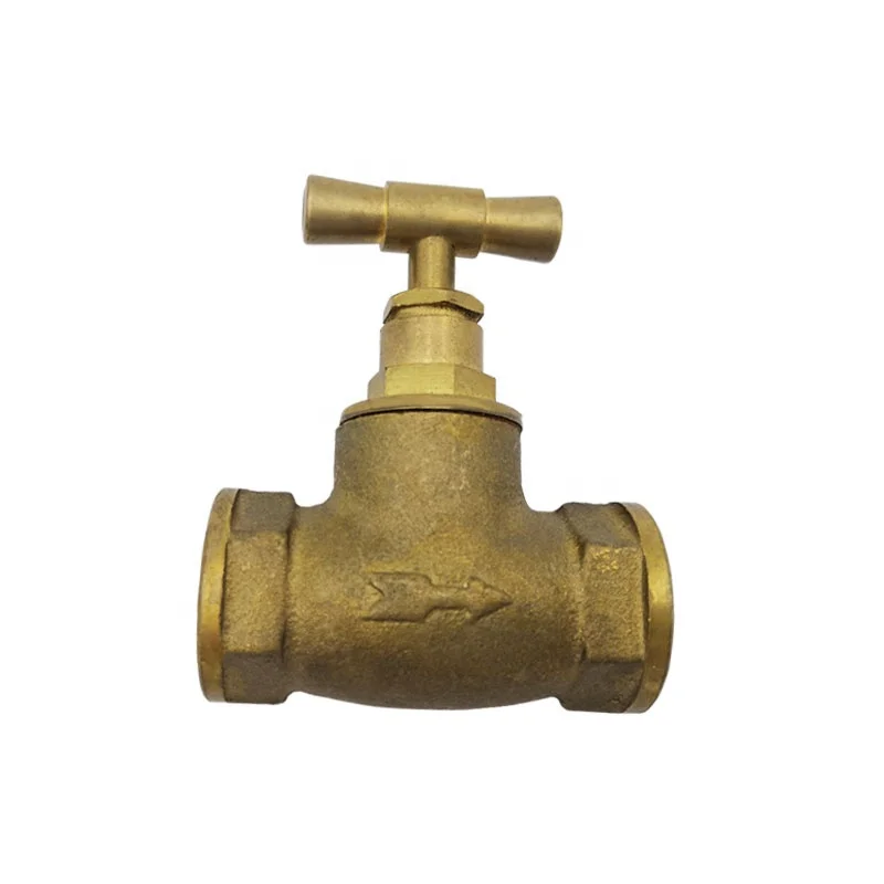1/2'brass stop valve globe water valve cock concealed slow open  stop valve