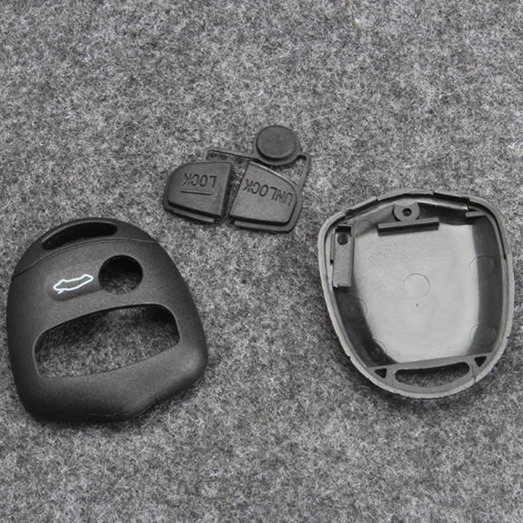 blank key car remote control keyless entry remotes key fob replacement free teeth for Mitsubishi Paiero
