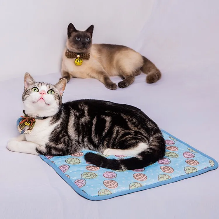 Pet Travel Detachable Portable Summer Waterproof Foldable Dog Bed Cooling pet Mat pet dog mat