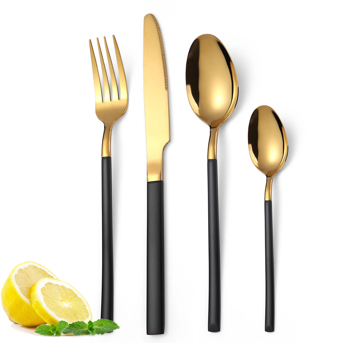 Элегантные Роскошные Цветные западные столовые приборы из нержавеющей стали разных цветов, подарочные наборы посуды