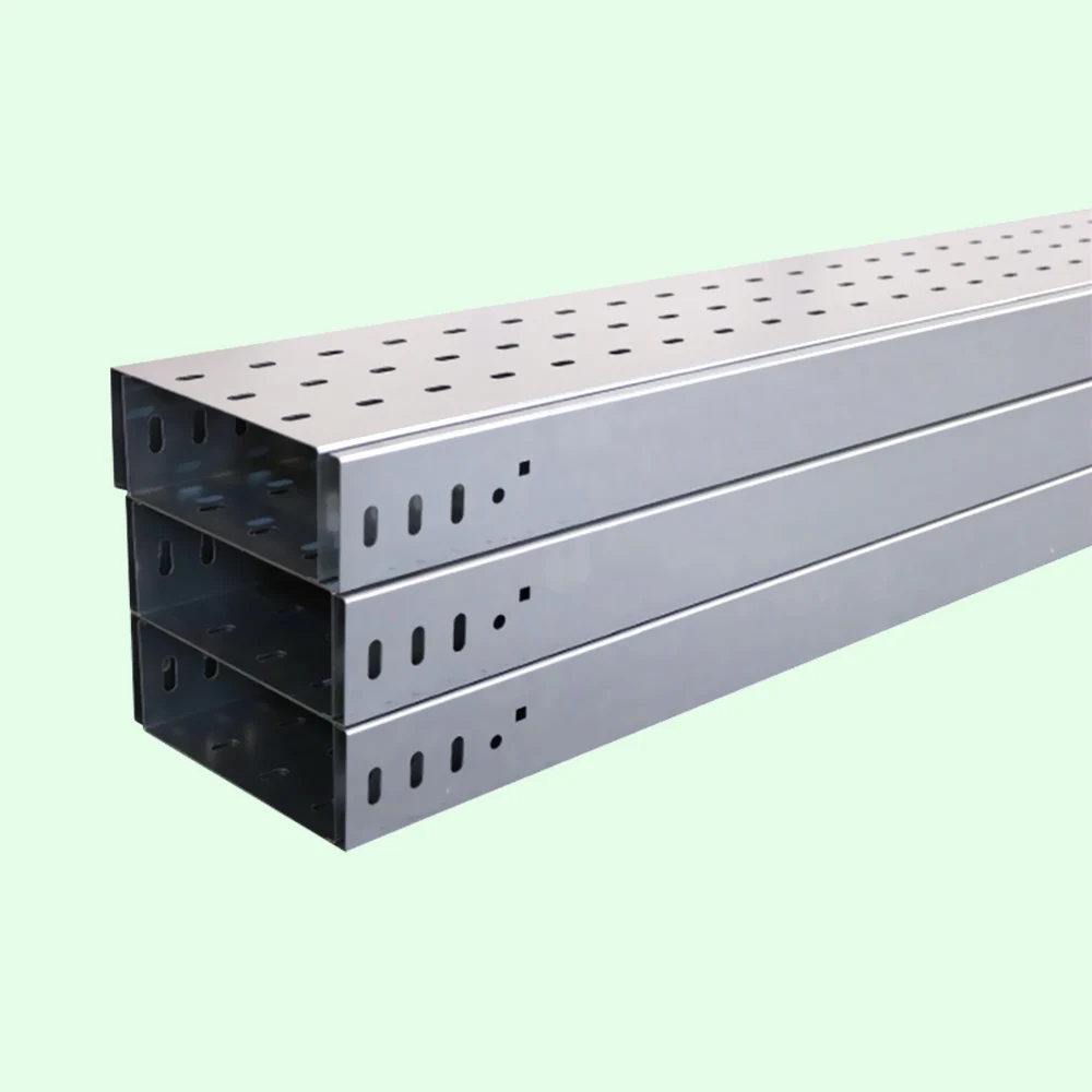Hot Dipped Galvanized Steel Cable Tray And Perforated Cable Management Tray