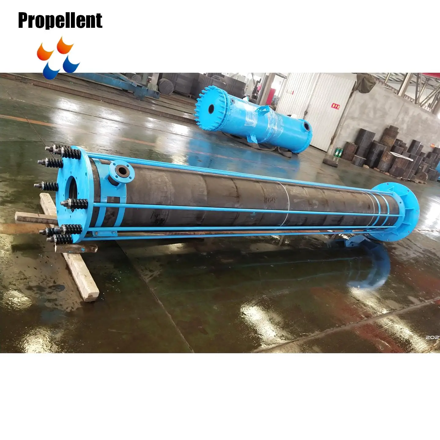 Graphite tubular heat exchanger for Cooling Phosphoric acid line