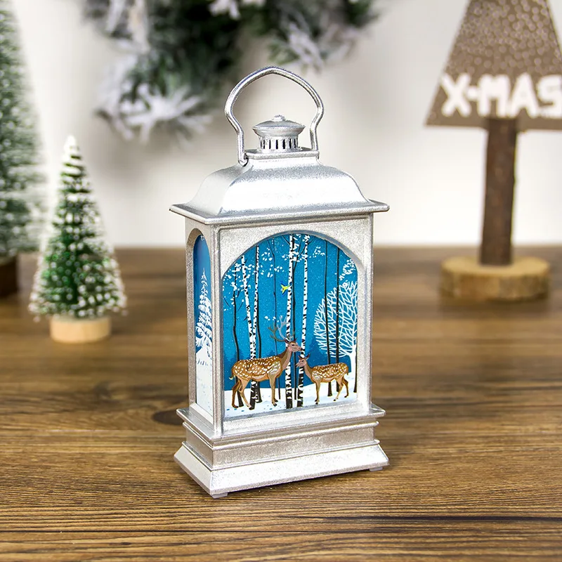 Hot Selling LED Christmas Tree Decorations Gifts Hanging Lantern Outdoor