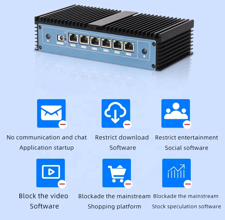 Intel Core i3 i5 i7 6 LAN minipc RAM ddr4 Office Public Firewall Pfsense Personal mini pc Computer with Win 11 Linux