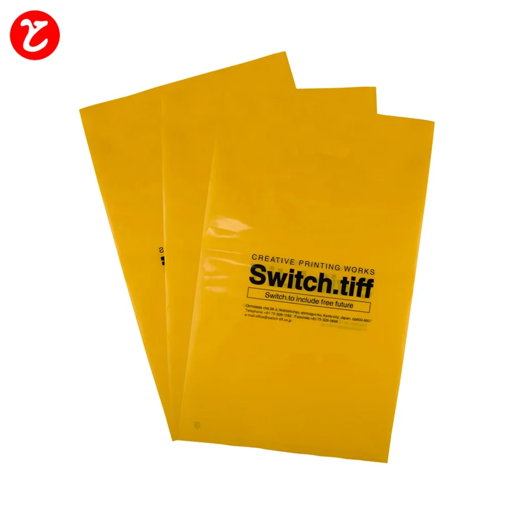 Custom printing LDPE/HDPE recycled plastic carry bag design