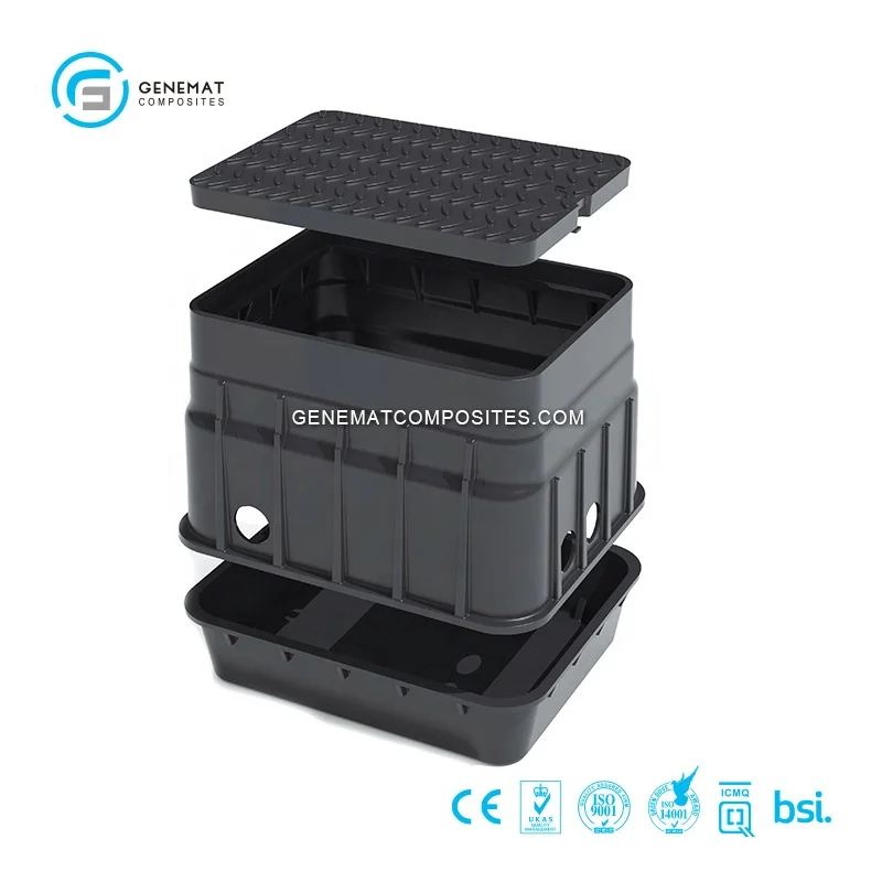 fiber glass handhole resin manhole chamber plastic inspection chamber manhole jrc etisalat telecom manhole