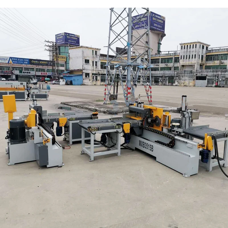 
high speed horizontal woodworking semi automatic finger joint line 