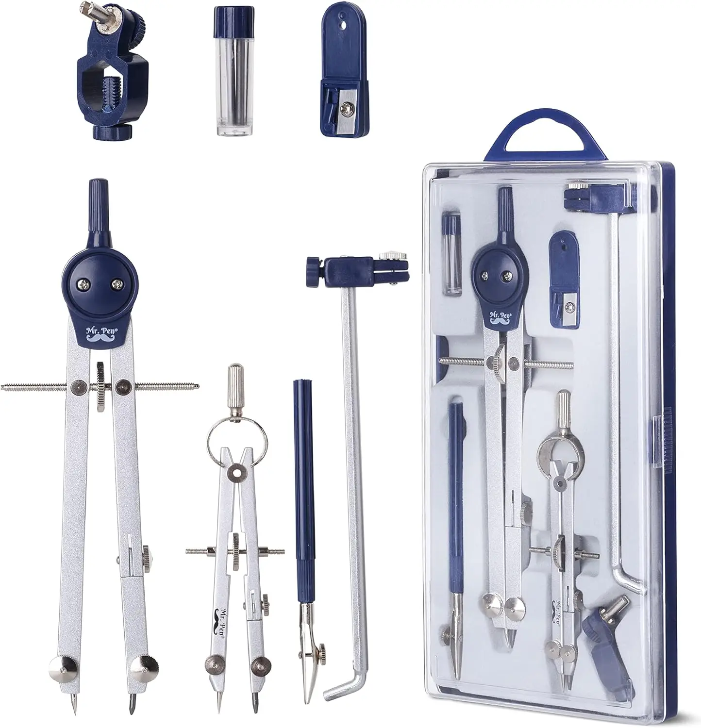 Лидер продаж, набор профессиональных геометрических фигур, металлический компас