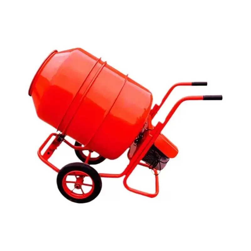 Small Concrete Mixer with Wheel Pure Copper Motor Dry Mortar Machines Genre