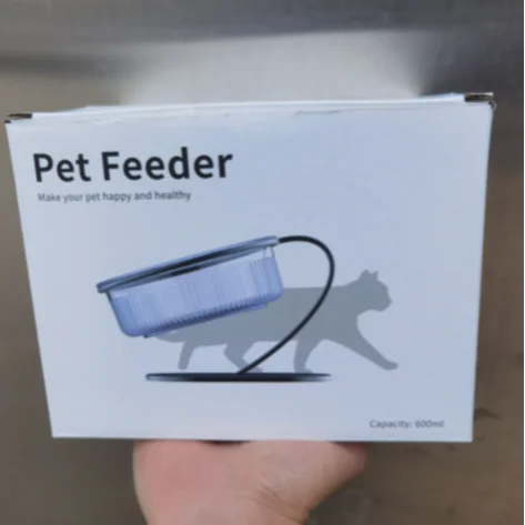 2023 dropshipping detachable plastic stand luxury raised feeding elevated food water small dog puppy cat pet bowls