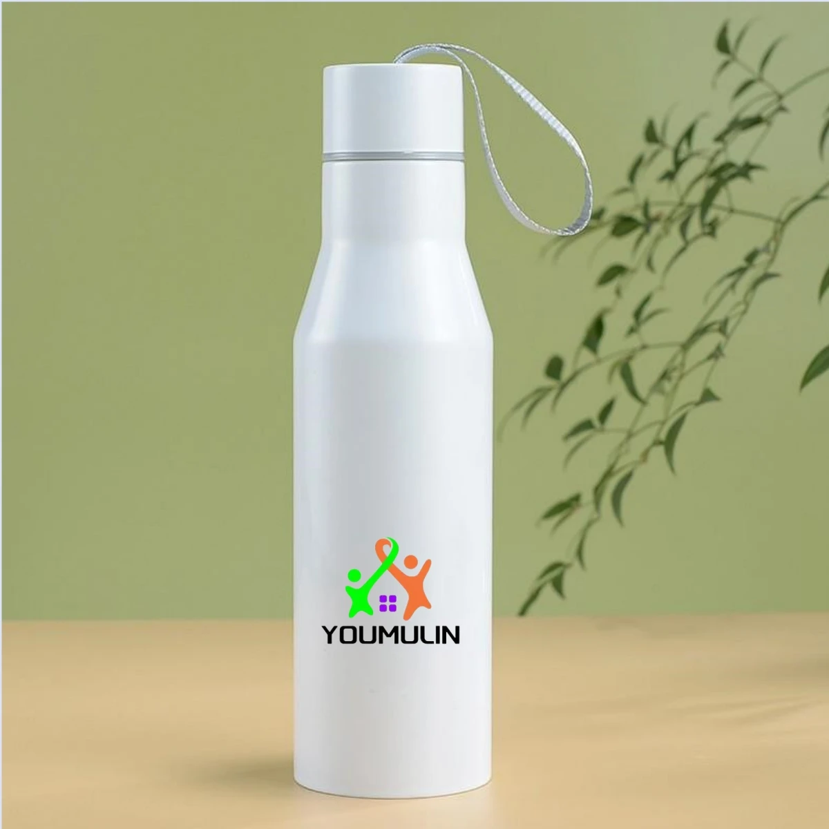 YML New 304 stainless steel portable vacuum flask thermos  double wall drinking hot and cold water bottle