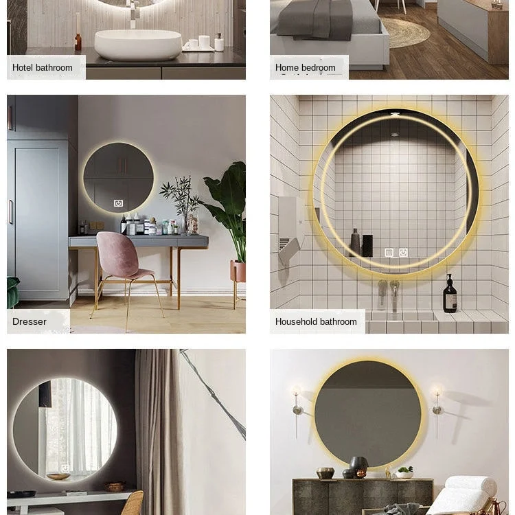 Lamxon bathroom accessories illuminated mirrors