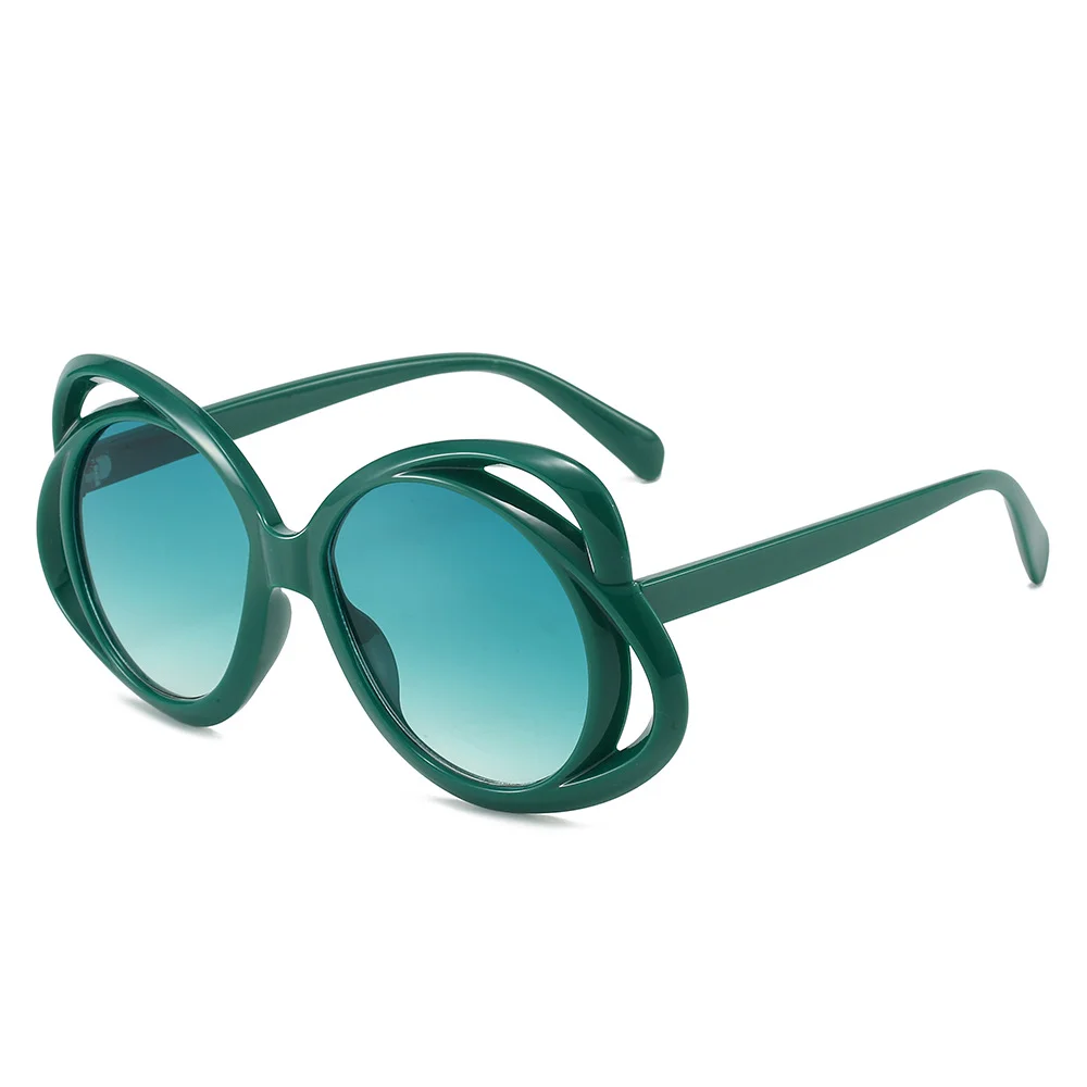 Cheap China 2024 Popular Irregular Frame Street Sun Glasses Women Popular Vintage Sunglasses