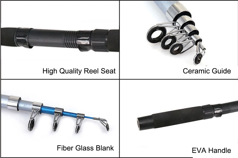 Factory 1.8m spin olta seti lure fishing rod and reel combo full set saltwater beginner with carrier bag