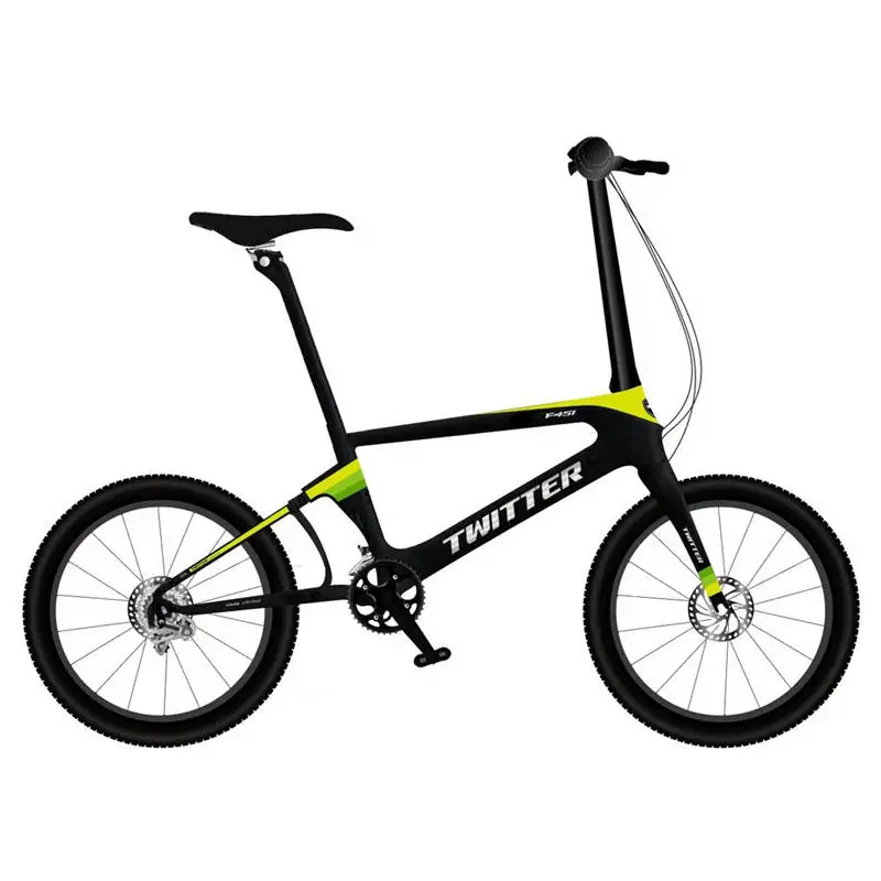 Original F451 mountain bike S700 22-speed carbon fiber folding bike 22 inch carbon fiber folding bike