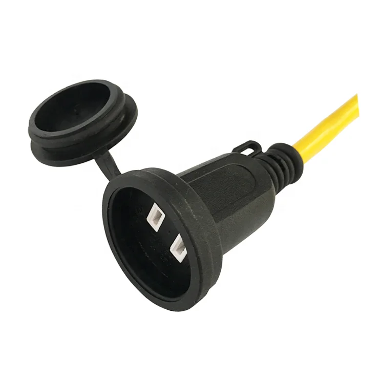 PSE approved 2 pin waterproof japan power electrical plug socket