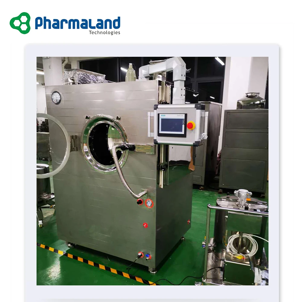 PJGB-150E High Effciency Automatic Fully Closed Candy Sugar Chocolate Bean Nuts Tablet pharmaceutical tablet coating machinery