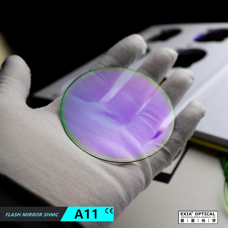 EXIA A11 Violet Mirror Lenses Flash Vintage Sunglasses Uncut Lenses UV400 Base Curve 0 Flat