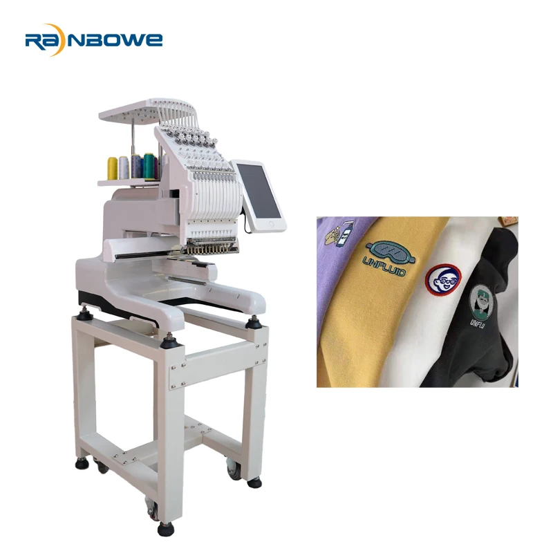 
 Небольшая домашняя компьютеризированная машина для вышивки рубашек с одной головкой, цена  