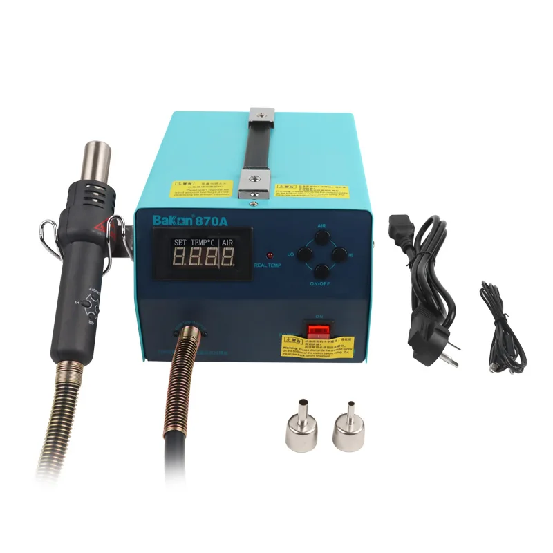 Bakon Newest 520W BK870A Digital Display SMD Hot Air Repair Desoldering Rework Station