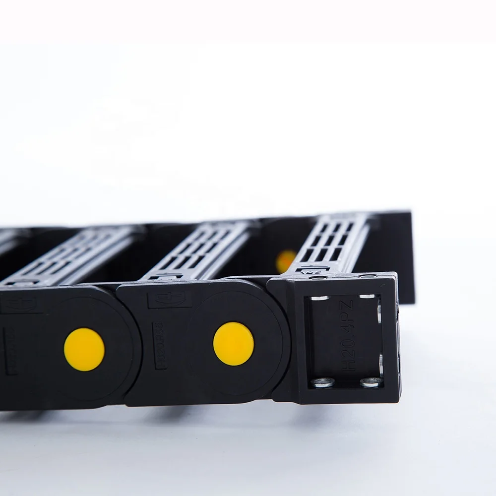 various size plastic cableveyor Cable carrier chain supplier CNC parts cable bearer