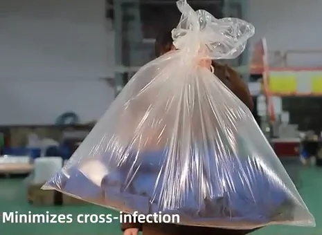 Экологические противоинфекционные мешочки хорошего качества для больниц/отелей, водорастворимый медицинский мешок