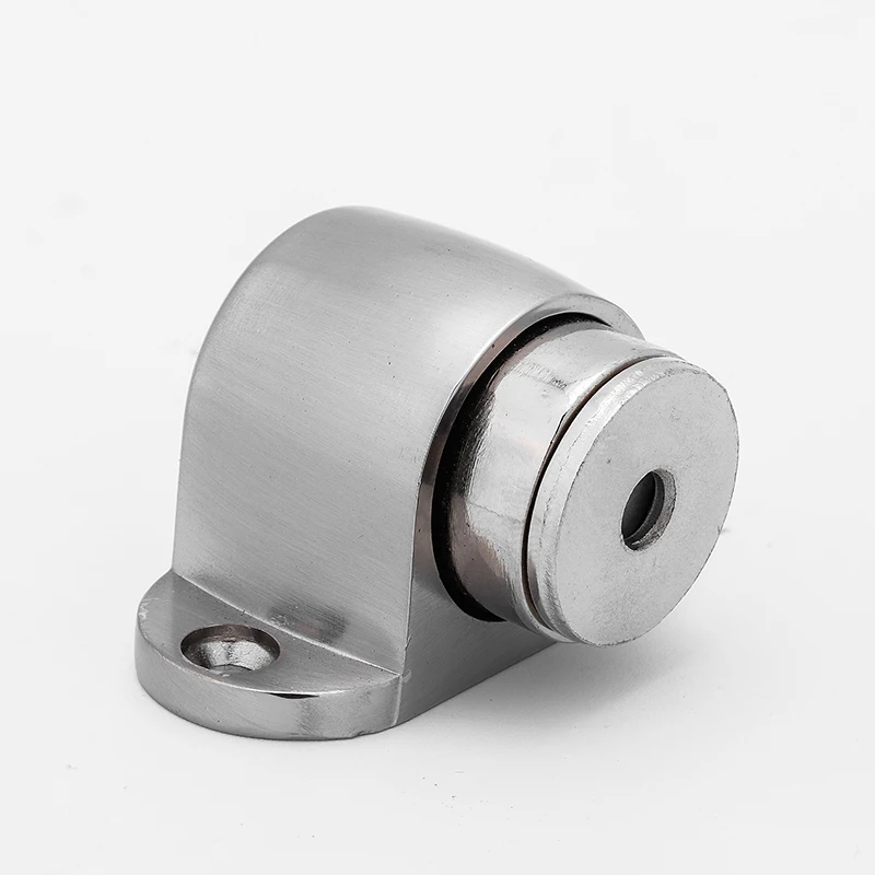 Factory wholesale bedroom zinc alloy magnetic door stopper wall protector door bottom magnetic stopper