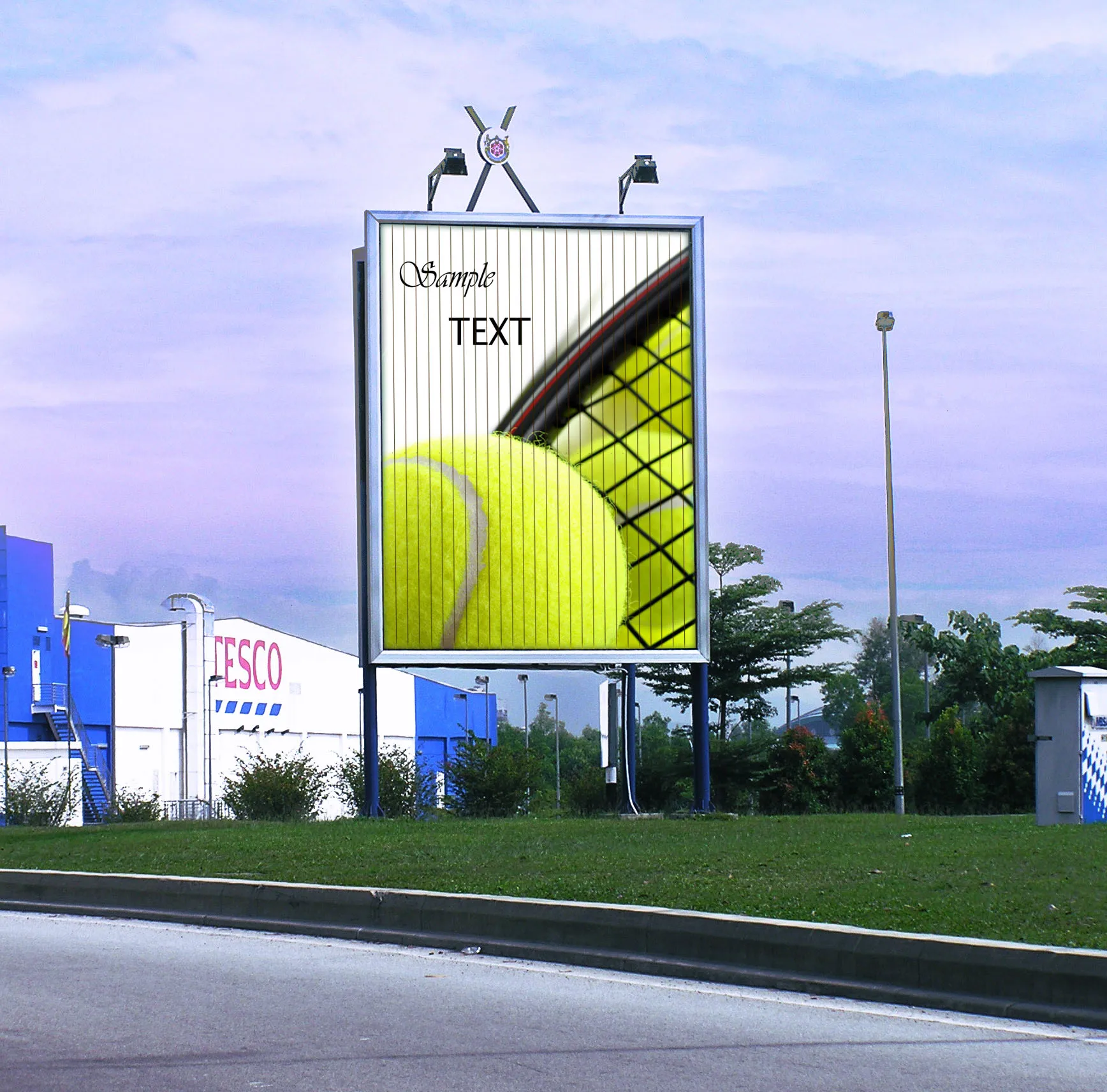 Aluminum Alloy Digital Advertising Customized Trivision Billboard Scrolling Sign Board For Sale