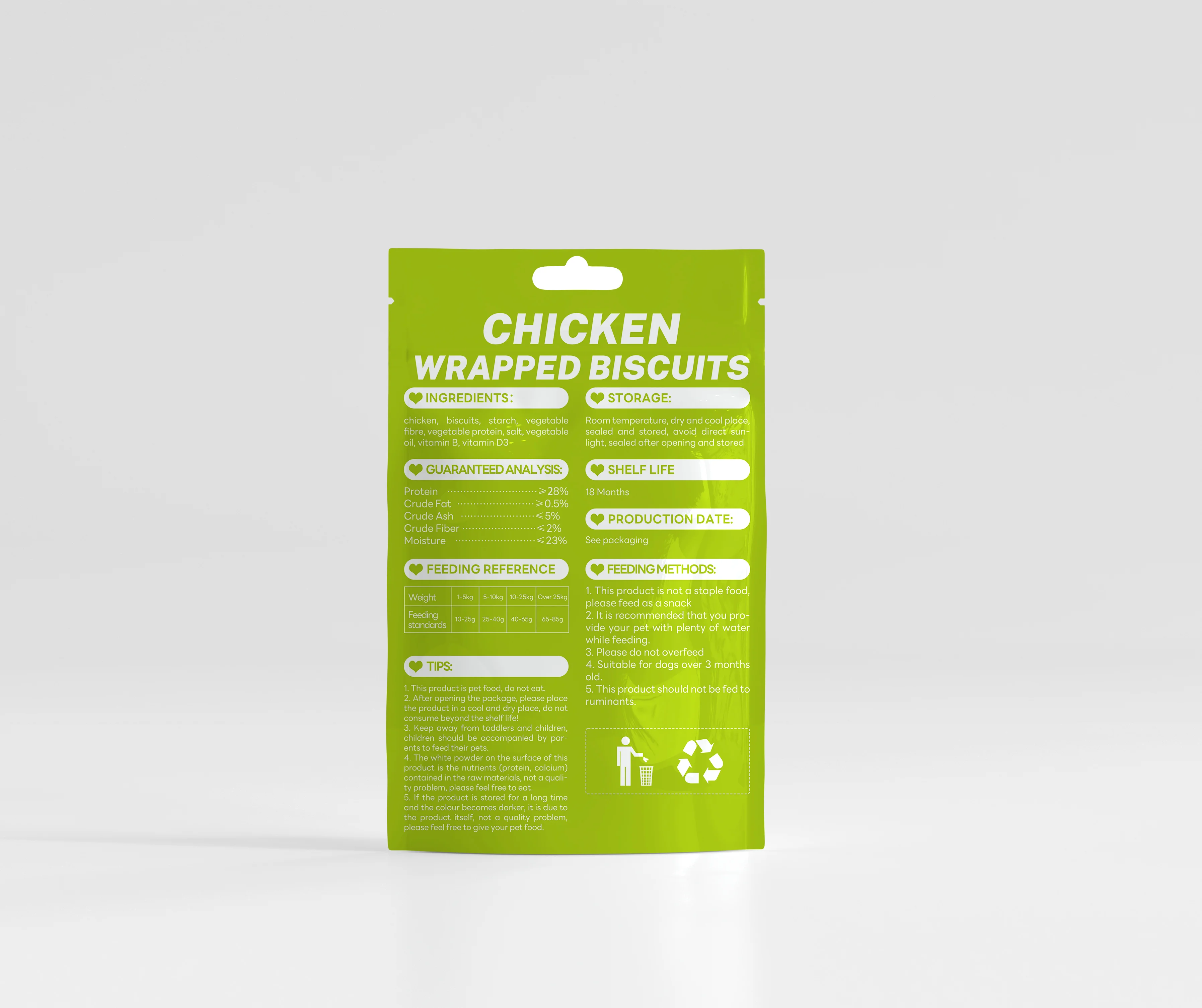 Wholesale healthy nutrition dog food high crude protein dog treat pet snacks chicken wrapped biscuits dog snack