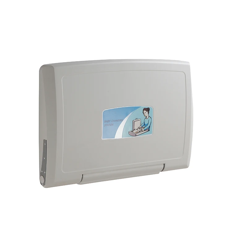China Folding Portable Wall Mounted Baby Diaper Changing Station Table For Public Toilet