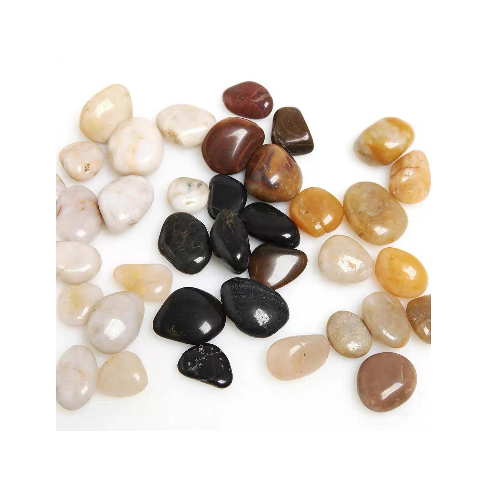 
Garden sidewalk backyard ground stone Naturally smooth small pebbles Pebble rock pebbles 