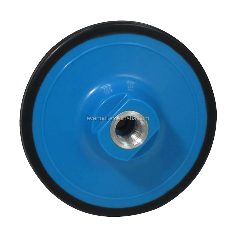 EVERTOOL 100mm Hook and Loop Polishing Pad Rotary Polisher Backing Plate Abrasive Disc Back-up Pad