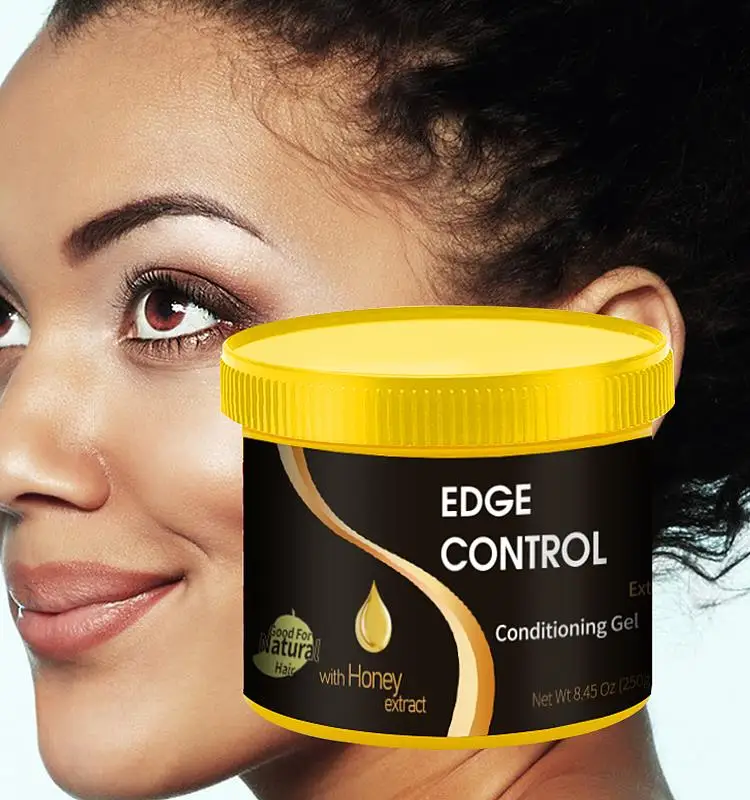 Customized Edge Control Vegan Men Organic Strong Hold Styling Hair Wax Wholesale Vendor Max Hold Edge Control