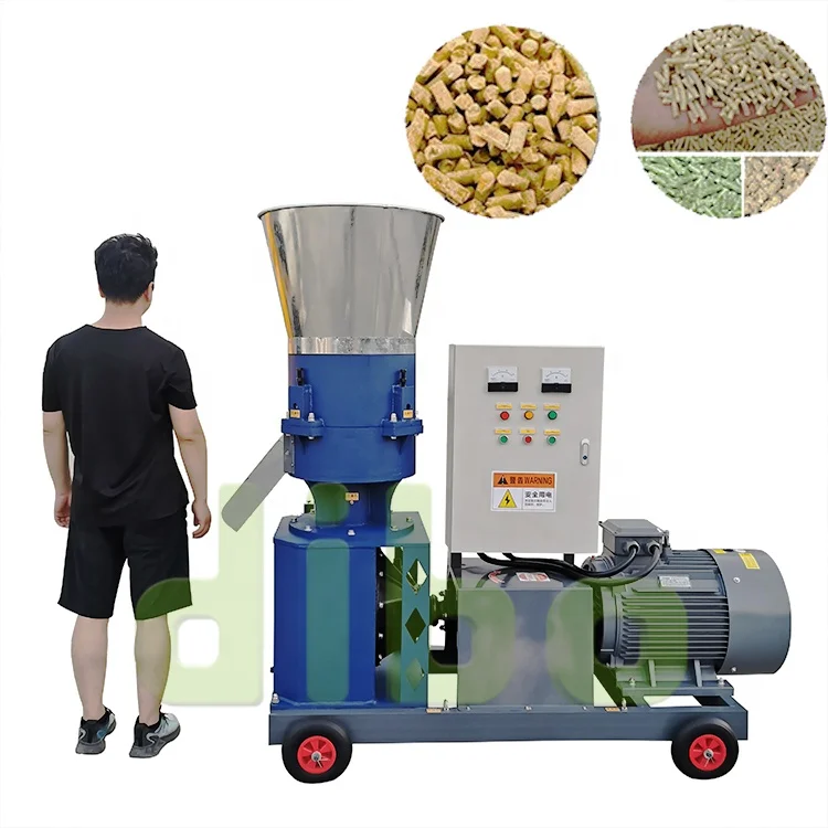 Professional production Straw Wood Biomass Sawdust Pellet Machine Production Line Mill Equipment for Fuel home heating cooking